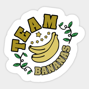 Hand Drawn Illustrations Team Bananas Gift Sticker